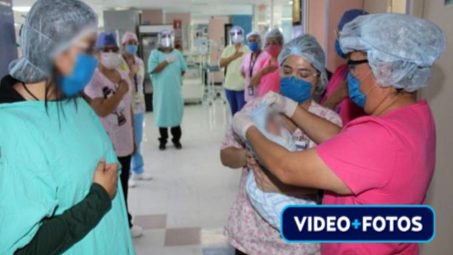 Beb Prematuro Sale De Hospital Su Madre Tiene Covid Fotos Video