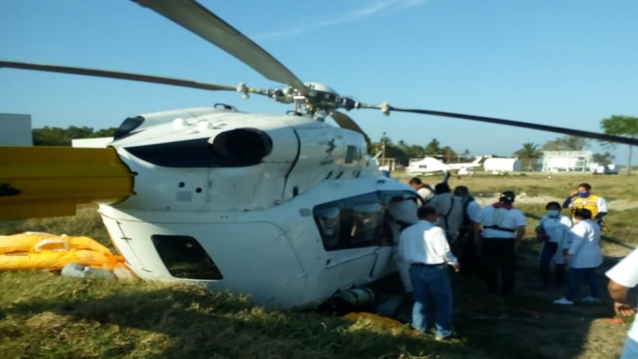 Se Desploma Helic Ptero Eurocopter Ec Matricula Xa Uqv En