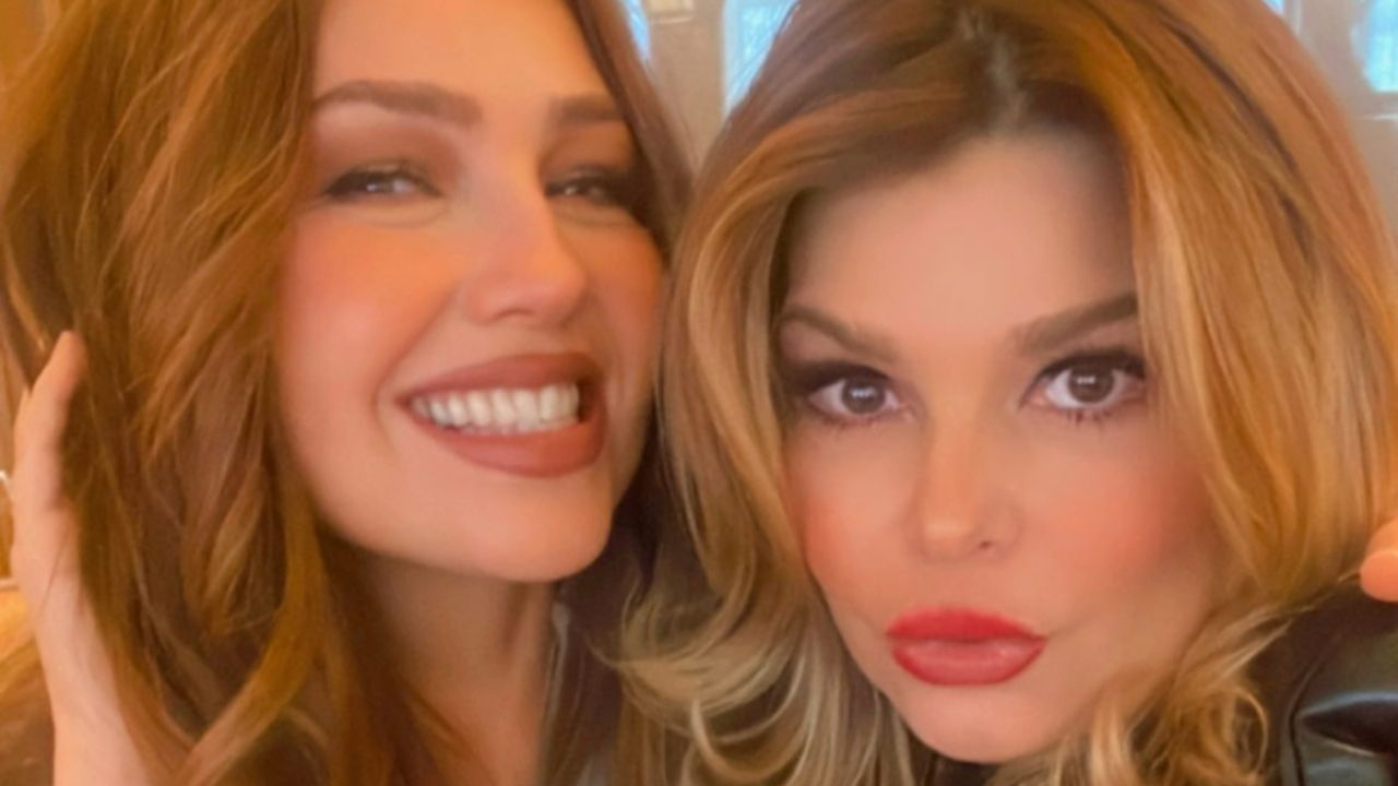 VIDEO Thalía e Itatí Cantoral se reencuentran tras 25 años y María