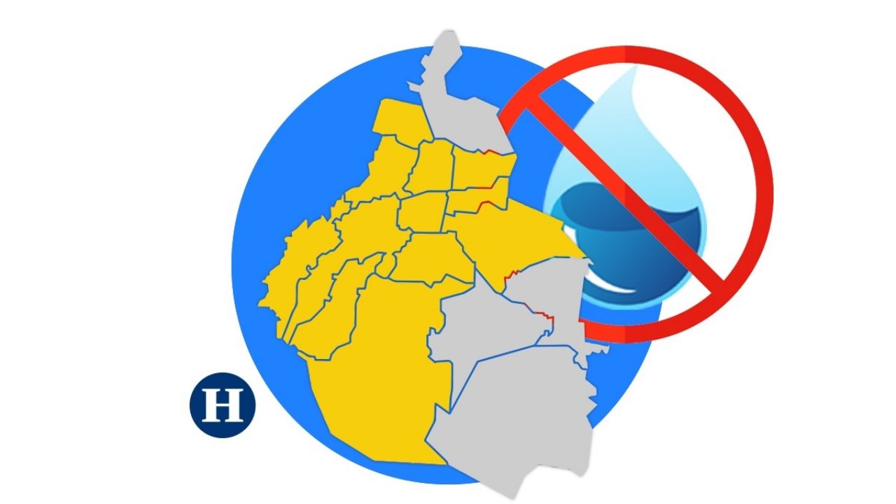 Escasez de agua pega a la CDMX MAPA de colonias que tendrán reducción