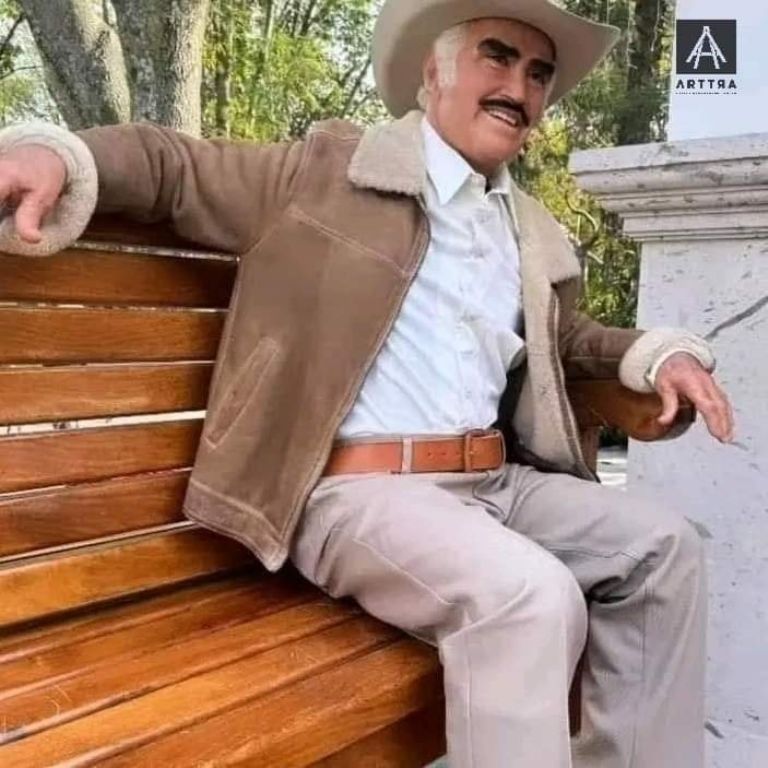 Reviven a Vicente Fernández Así luce la escultura hiperrealista de