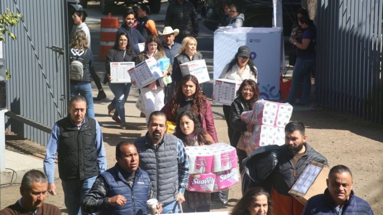 Querétaro recibe Centro de Acopio 40 toneladas de apoyo para Turquía y