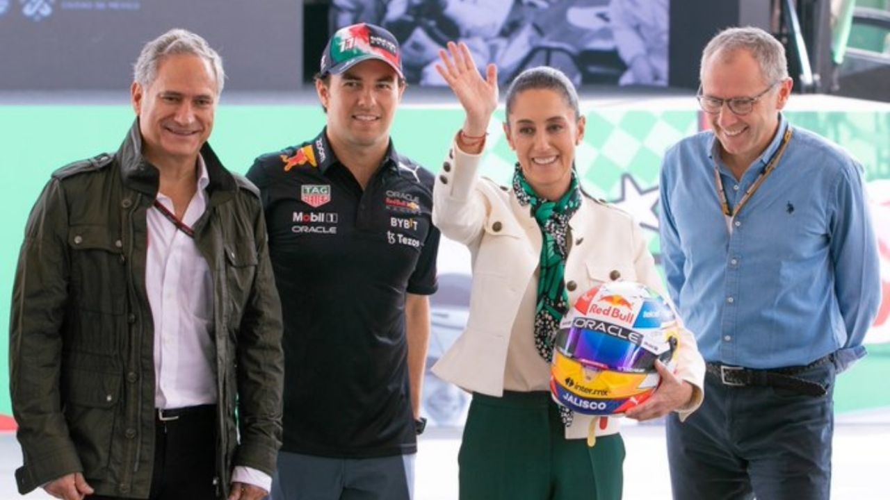 Pap De Checo P Rez Traer A F A Canc N Si Claudia Sheinbaum Llega A