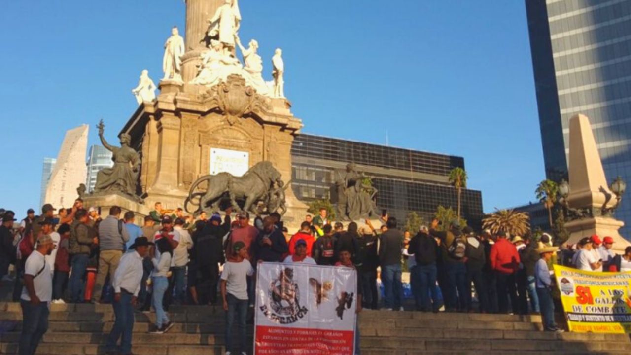 Manifestantes llegan al Ángel de la Independencia habrá afectaciones