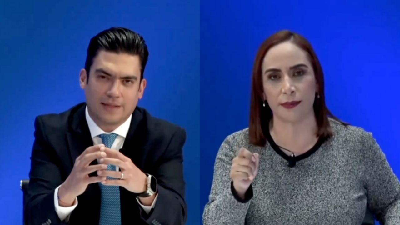 Adriana Dávila y Jorge Romero chocan por acusaciones durante debate por