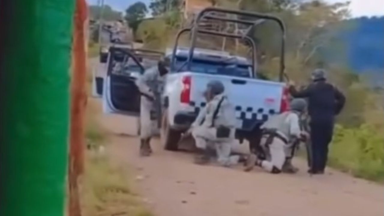 Ejército mexicano y Guardia Nacional se enfrentan a grupo armado en