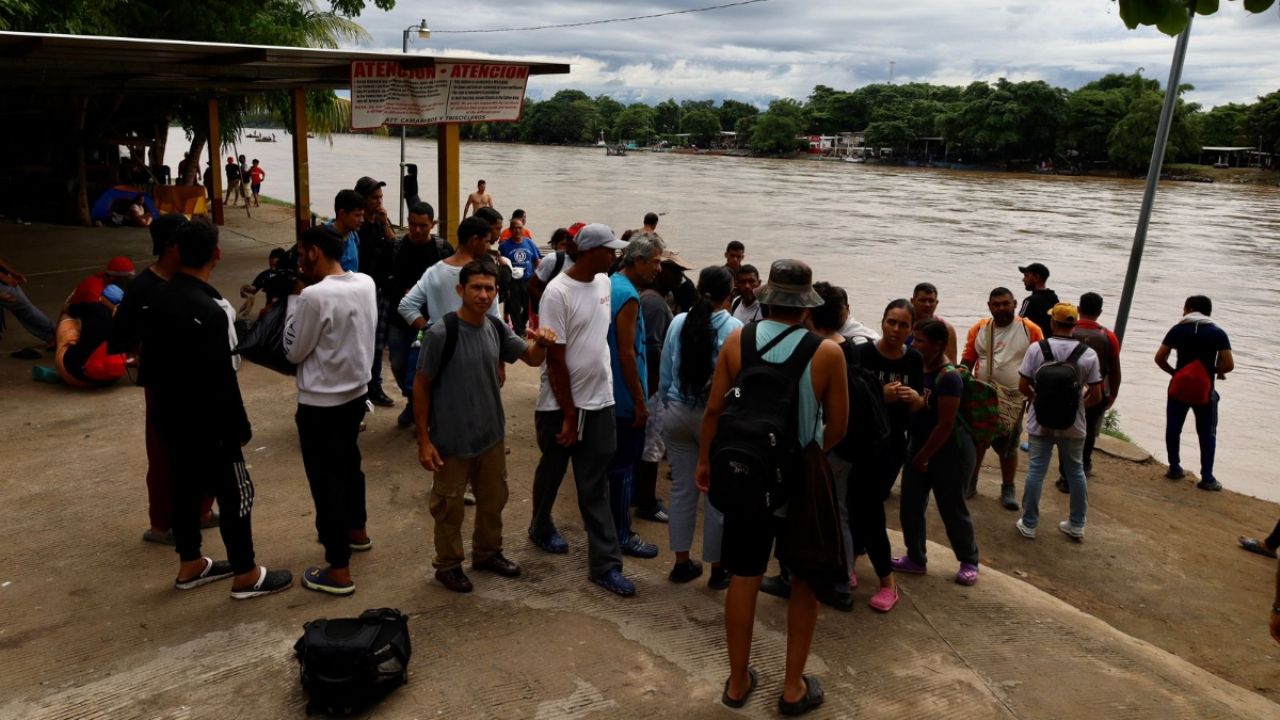 Migrantes Arriesgan Su Vida Para Llegar A M Xico Entre Lluvias Y Poca