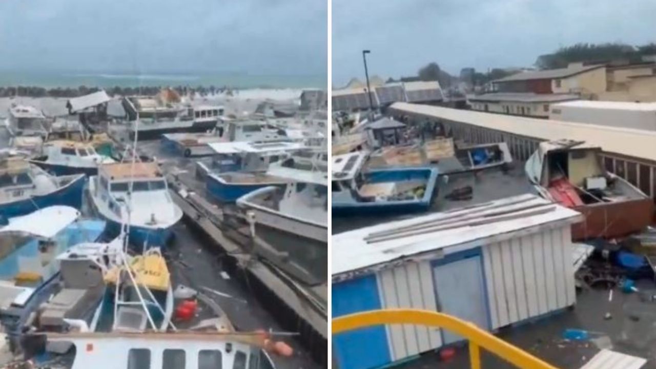 En IMÁGENES la destrucción que dejó el huracán Beryl tras su paso por