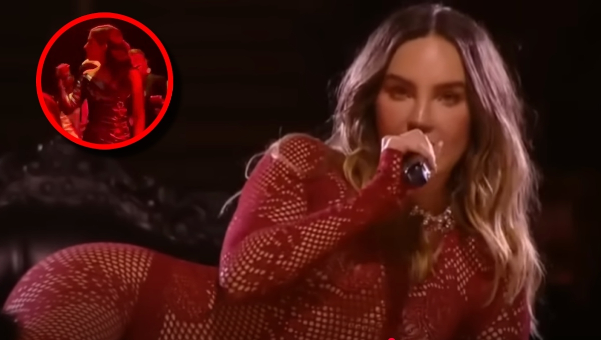 Ángela Aguilar se levantó de su asiento para no ver la actuación de Belinda  en Premios Lo Nuestro: VIDEO - El Heraldo de México