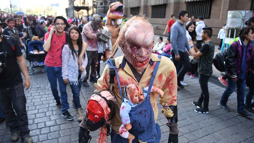 FOTOS: Zombies invaden la Ciudad de México