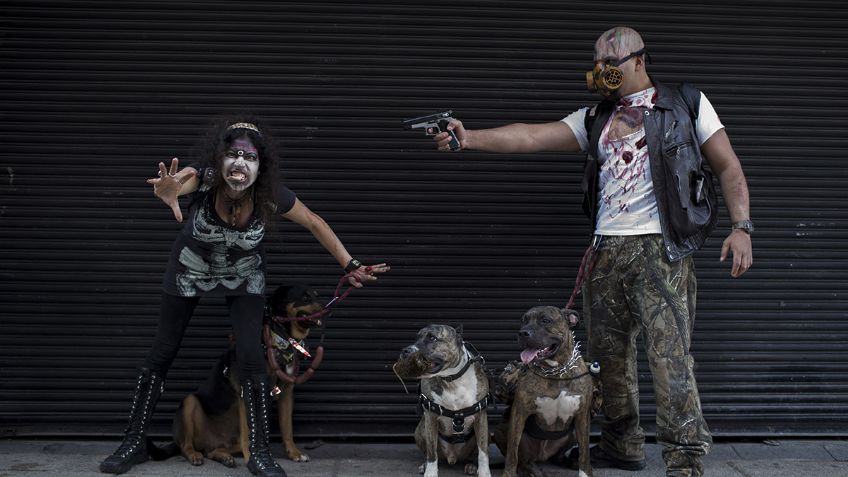 FOTOS: Zombies invaden la Ciudad de México