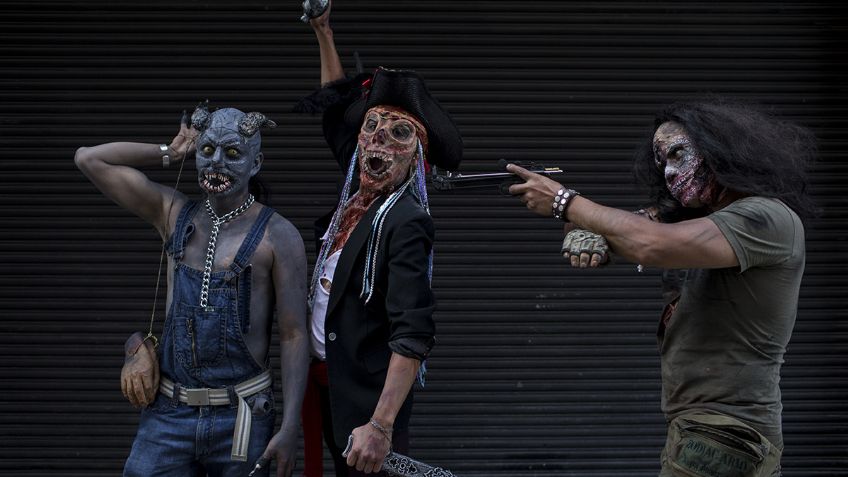 FOTOS: Zombies invaden la Ciudad de México