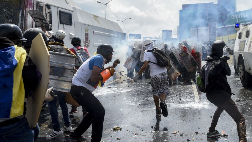 Dispersan protesta contra Asamblea Constituyente en Venezuela