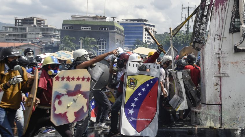 Dispersan protesta contra Asamblea Constituyente en Venezuela