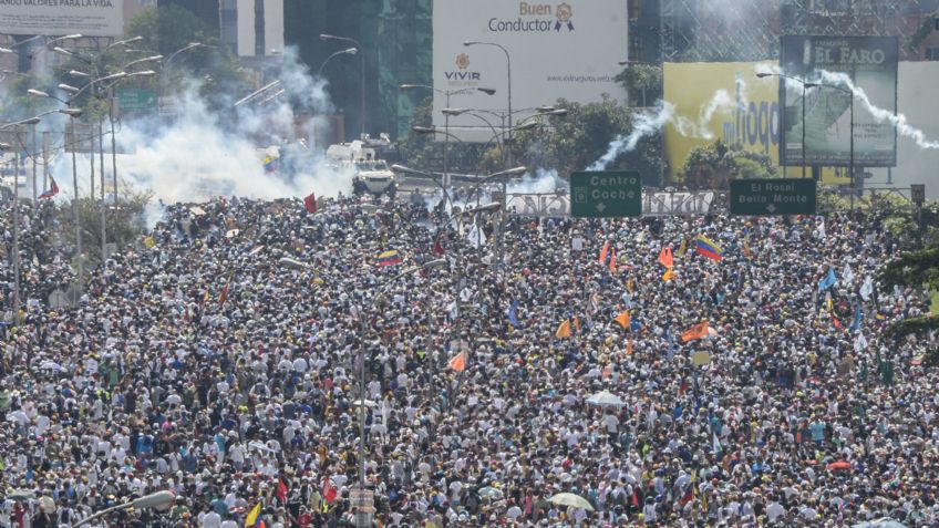 Dispersan protesta contra Asamblea Constituyente en Venezuela