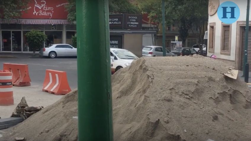 La Zona Rosa, entre el polvo y el abandono