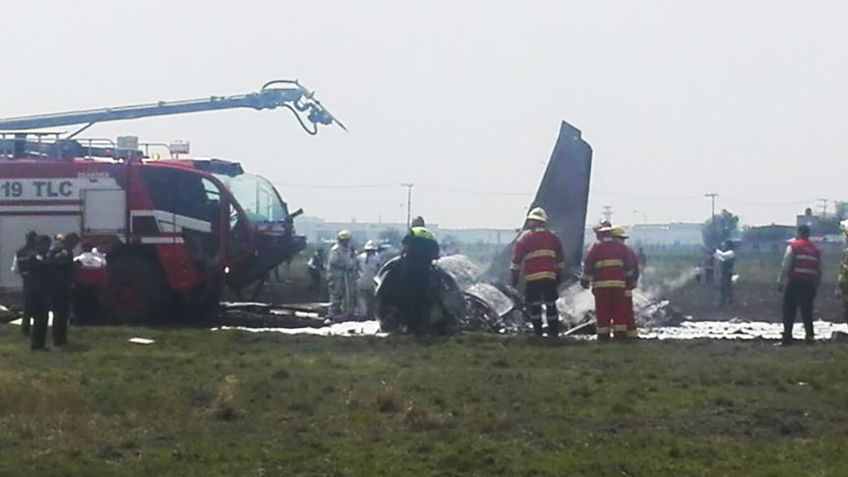 Se desploma avioneta en Toluca