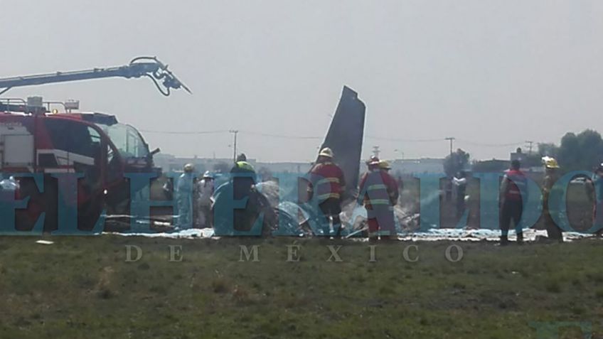 Se desploma avioneta en Toluca