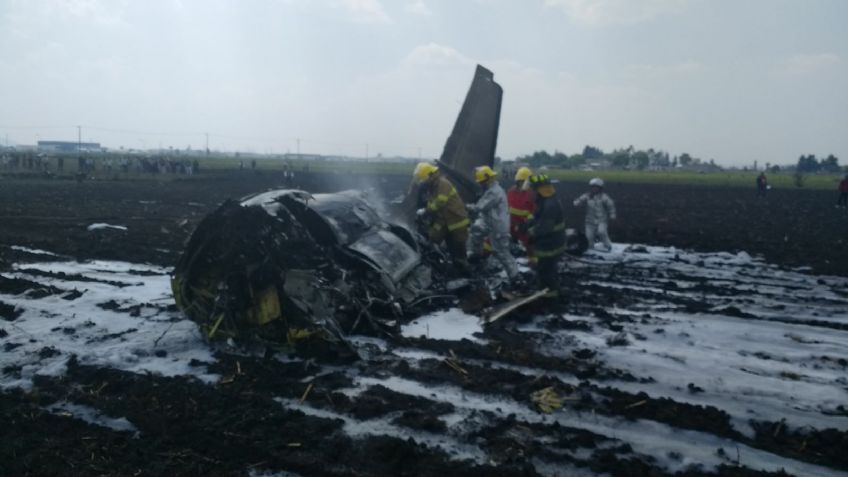 Se desploma avioneta en Toluca