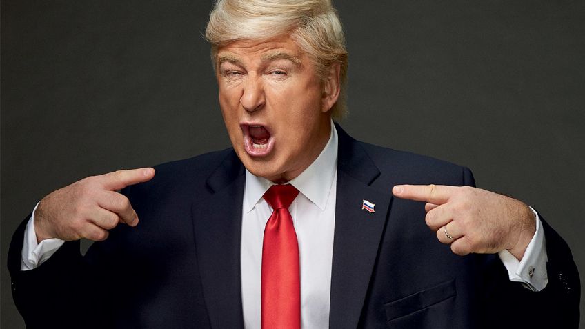 VIDEO: Alec Baldwin enseña a su hija a imitar a Donald Trump