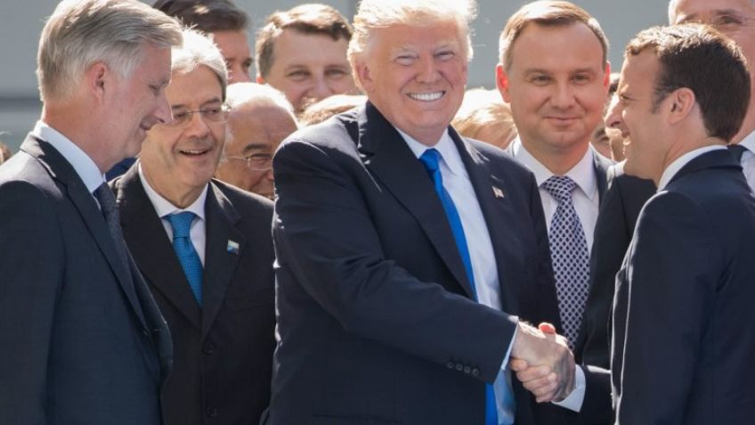 ¿Trump empujó al primer ministro de Montenegro?