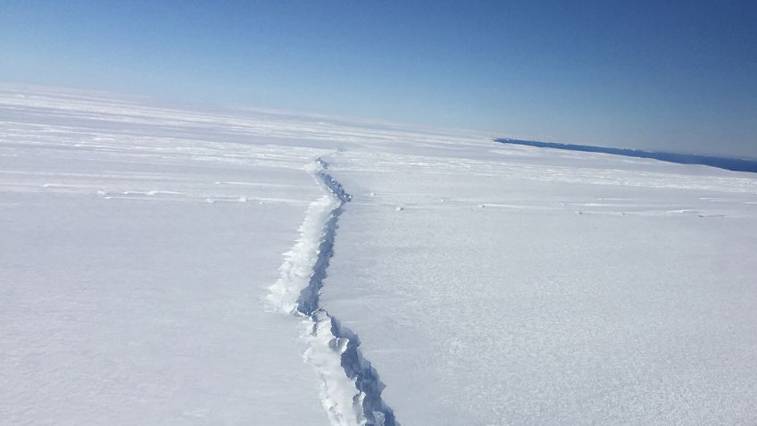 El iceberg más grande jamás registrado está a punto de desprenderse