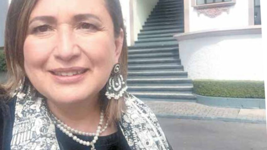 Selfie de Xóchitl Gálvez: tan alto de tan profundo