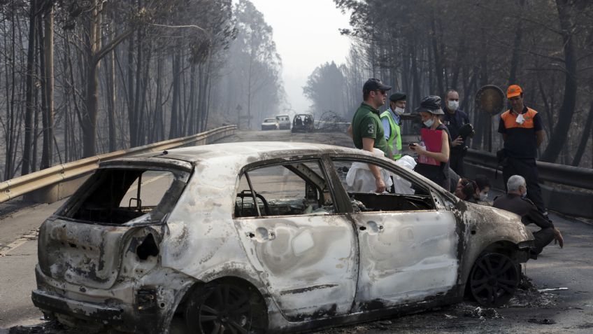 Portugal; aumenta a 62 muertos por incendio en Pedrógão Grande