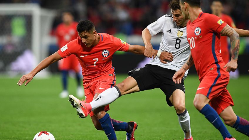 Confederaciones: Chile y Alemania dividen puntos