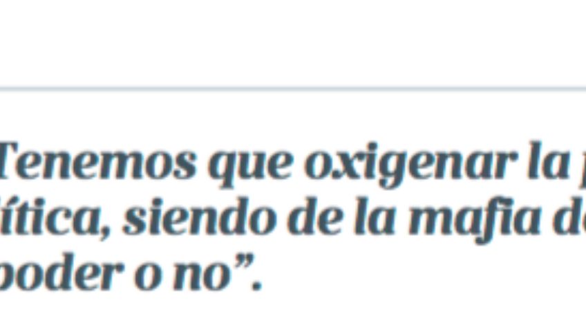 Obligados a oxigenar la política: Rosario Robles