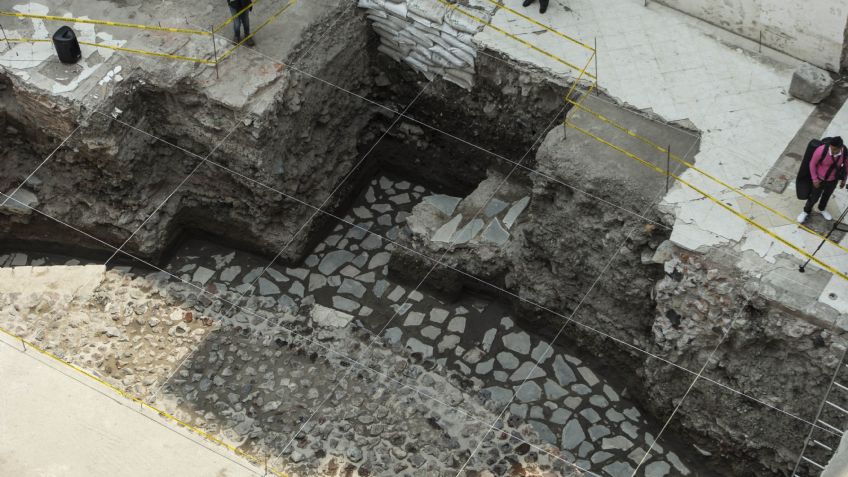 Hallan templo dedicado al dios del viento en el Centro Histórico