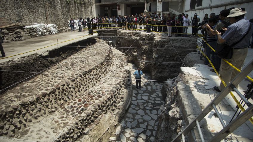 Hallan templo dedicado al dios del viento en el Centro Histórico