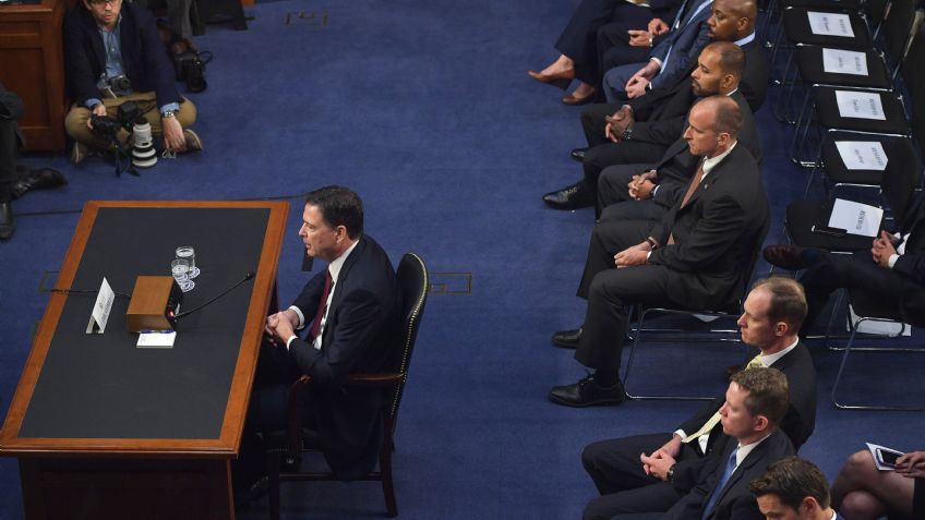 Así fue la comparecencia de James Comey ante el Senado de Estados Unidos