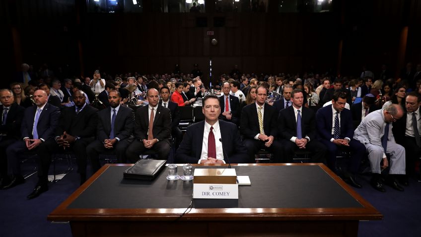 Así fue la comparecencia de James Comey ante el Senado de Estados Unidos