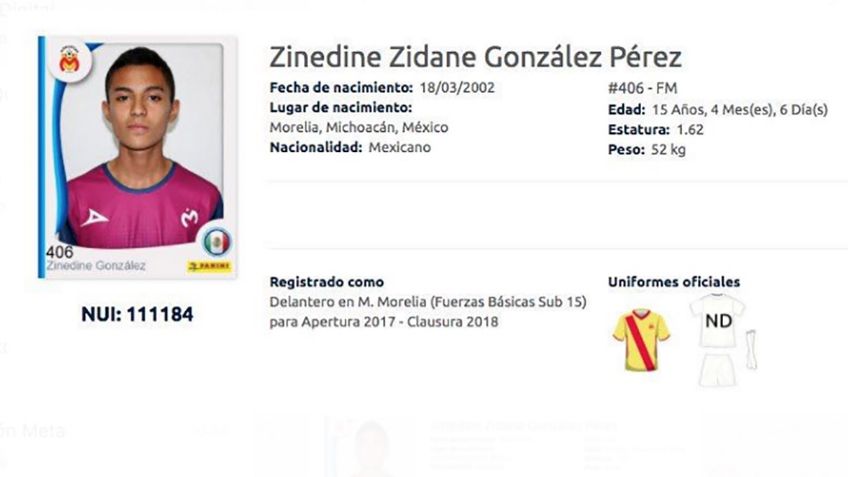 Zinedine Zidane, a la mexicana