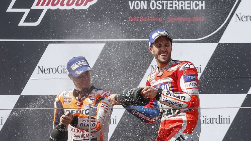 Andrea Dovizioso conquistó el Gran Premio de Austria en categoría MotoGP