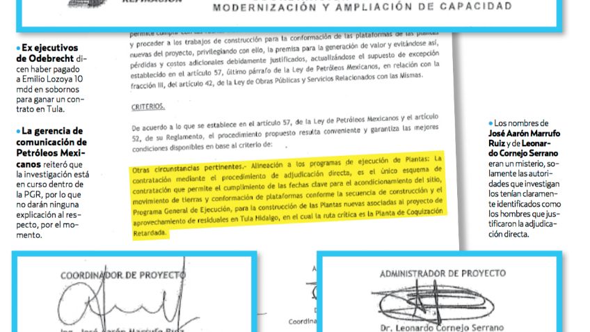 Sigue en nómina quien dio contrato a Odebrecht