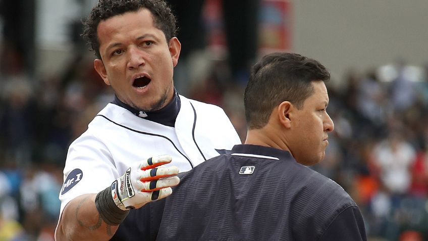 MLB: Miguel Cabrera, 7 partidos de suspensión