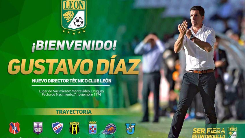 León confirma a Gustavo Díaz como su técnico