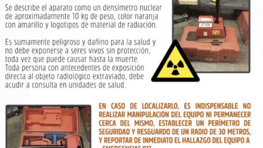 Localizan aparato radiactivo robado de la UANL