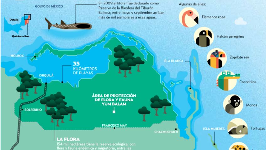 La reserva natural de Yum Balam lleva 23 años paralizada