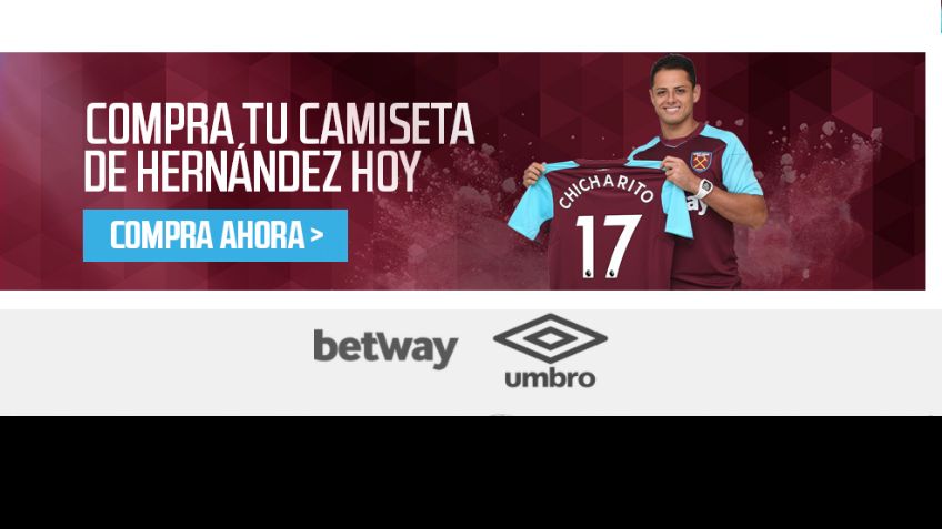 West Ham subasta camiseta firmada de 'Chicharito” Hernández