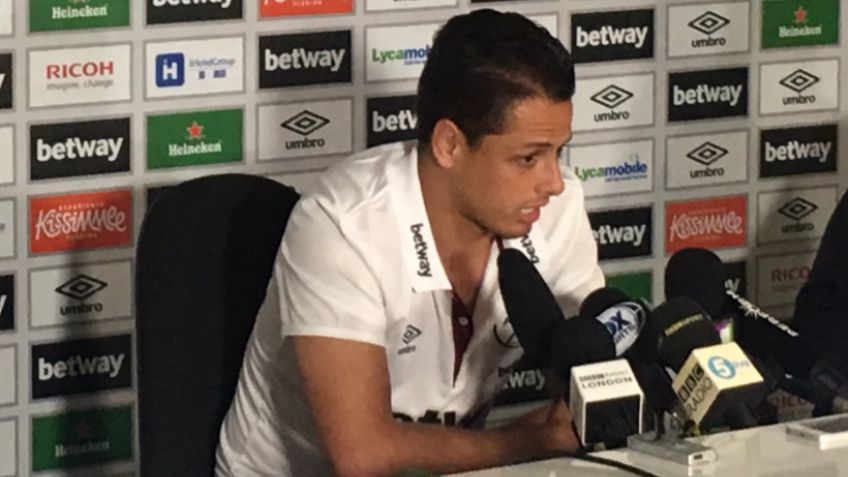 West Ham subasta camiseta firmada de 'Chicharito” Hernández