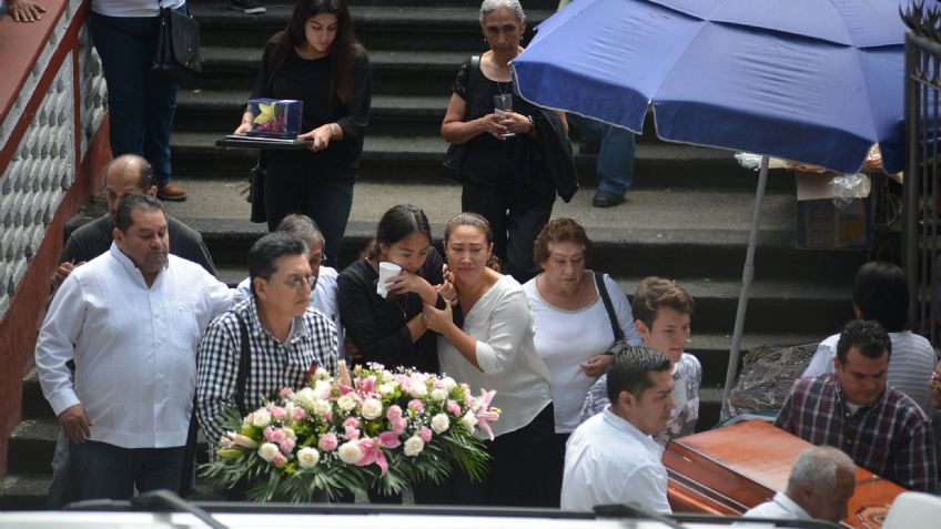 Mara Fernanda Castilla fue enterrada hoy en Xalapa, Veracruz