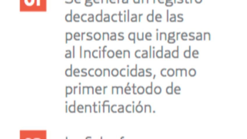 INE ayuda a dar identidad a cadáveres