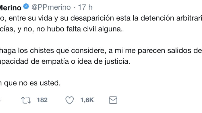 Arne aus den Ruthen se mofa de Marco Antonio Sánchez y provoca indignación en Twitter