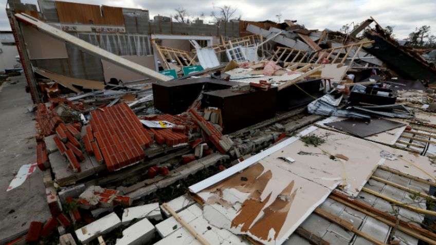 Un día después de Michael; la destrucción del huracán en Florida