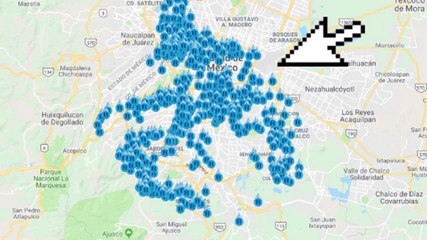 MAPA INTERACTIVO: Estas son las casi 500 colonias sin agua por megacorte en la CDMX