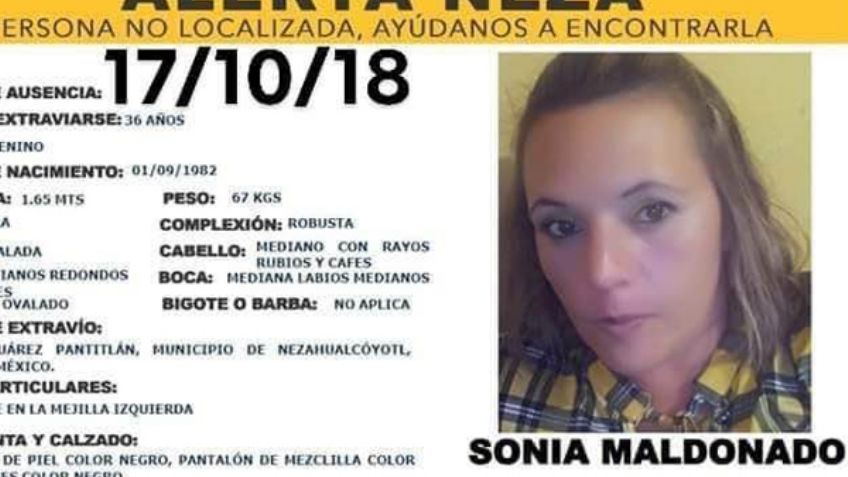 Emiten alerta de búsqueda por desaparición de mujer en Neza