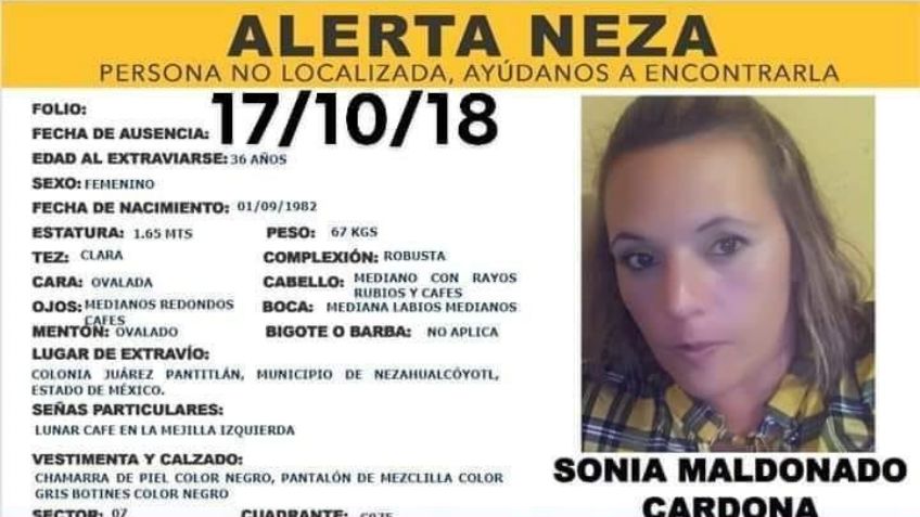 Emiten alerta de búsqueda por desaparición de mujer en Neza